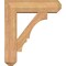 Ekena Millwork Balboa Craftsman Smooth Bracket w/ Offset Brace, Western Red Cedar, 7 1/2"W x 26"D x 30"H BKT0806X26X30BOA04SWR - alternate 2
